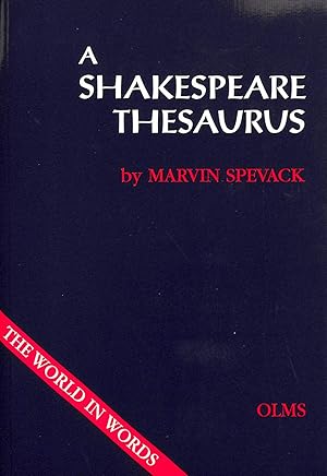 Seller image for Shakespeare Thesaurus: Textgestaltung: H Joachim Neuhaus (Shakespeare Database) for sale by M Godding Books Ltd