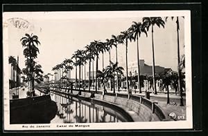 Bild des Verkufers fr Postcard Rio de Janeiro, Canal do Manque zum Verkauf von Bartko-Reher