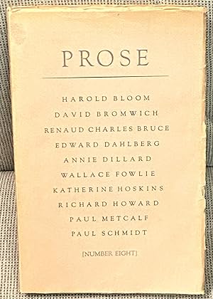 Seller image for Prose, Number 8 for sale by My Book Heaven