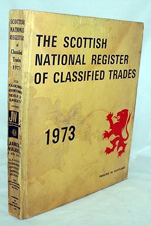 Scottish National Register of Classified Trades 1973