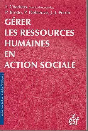 Seller image for GERER LES RESSOURCES HUMAINES EN ACTION SOCIALE for sale by CANO