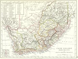 Cape Colony Orange Free State and South African Republic