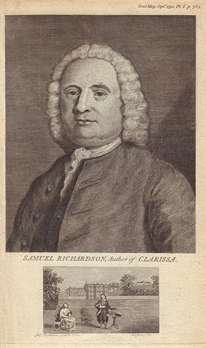 Image du vendeur pour [Portrait of] Samuel Richardson, [Novelist, from a picture by High-more] Author of Clarissa mis en vente par Antiqua Print Gallery