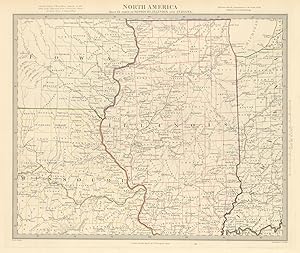 NORTH AMERICA, SHEET IX., Parts of Missouri, Illinois and Indiana