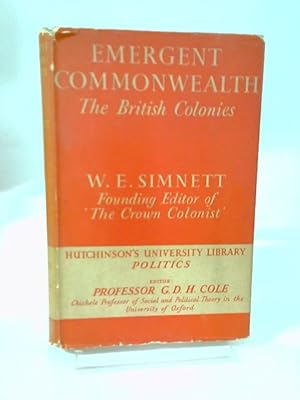 Seller image for Emergent Commonwealth: The British Colonies for sale by World of Rare Books