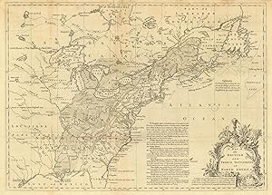 A map of the British and French Settlements in North America