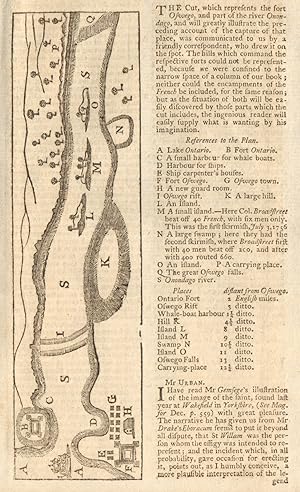 [Plan of the Forts Ontario and Oswego, with part of the River Onondago and Lake Ontario]