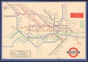 London Underground Transport - Underground railways of London [print code 33-3636] 1933 - 33-2791