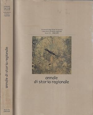 Image du vendeur pour Annale di storia regionale Anno 3/4 2008/2009 mis en vente par Biblioteca di Babele