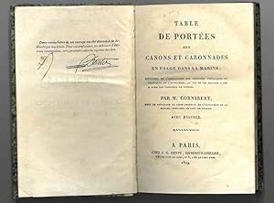 Table de portées des canons et caronnades en usage dans la marine; Précédées de l'application des...