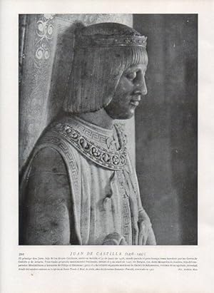Imagen del vendedor de LAMINA V10039: Detalle del sepulcro de Juan de Castilla a la venta por EL BOLETIN