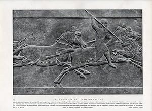 Seller image for LAMINA V09880: Asurbanipal, relieve en alabastro for sale by EL BOLETIN