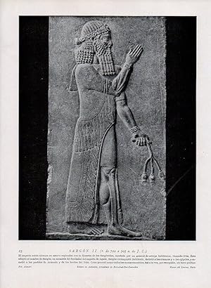 Seller image for LAMINA V09878: Sargon II, relieve en alabastro for sale by EL BOLETIN