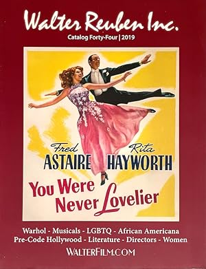 Walter Reuben Inc. Catalog 44 / 2019 - Warhol, Musicals, LGBTQ, African Americana, Pre-Code Holly...