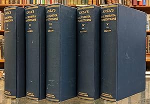 Anza's California Expeditons, 5 vol