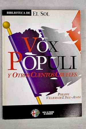 Vox populi y otros cuentos crueles