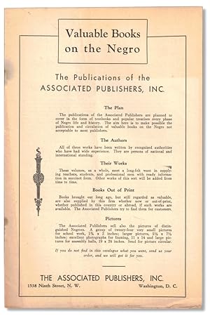 Valuable Books on the Negro: The Publications of the Associated Publishers, Inc