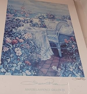 Bild des Verkufers fr AFTER BREAKFAST by Susan Rios FRAMED SIGNED WALL POSTER PRINT MARTIN LAWRENCE LIMITED EDITIONS 1991 zum Verkauf von Once Read Books