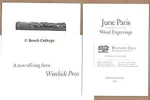 Imagen del vendedor de Wood Engravings (Announcement) [Together with sample engraving, initialed by the artist] a la venta por The Bookshop at Beech Cottage
