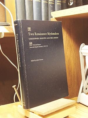 Bild des Verkufers fr Two Renaissance Mythmakers, Christopher Marlowe and Ben Jonson zum Verkauf von Henniker Book Farm and Gifts