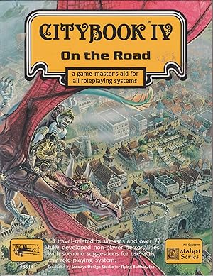 Bild des Verkufers fr Citybook IV: On the Road; A Game-Master's Aid for All Roleplaying Systems (#8514) zum Verkauf von JNBookseller