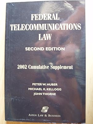 Imagen del vendedor de Federal Telecommunications Law: 2002 Cumulative Supplement a la venta por PB&J Book Shop