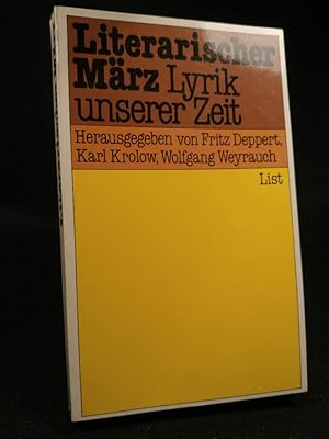 Seller image for Literarischer Mrz Lyrik unserer Zeit for sale by ANTIQUARIAT Franke BRUDDENBOOKS
