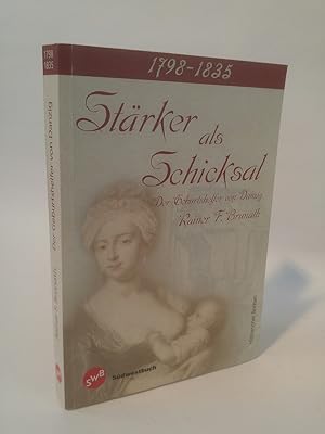 Bild des Verkufers fr Strker als Schicksal zum Verkauf von ANTIQUARIAT Franke BRUDDENBOOKS