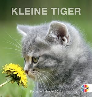 Bild des Verkufers fr Kleine Tiger 2011. Postkartenkalender zum Verkauf von Antiquariat Armebooks