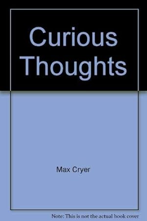 Imagen del vendedor de Curious Thoughts a la venta por WeBuyBooks