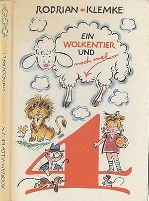 Bild des Verkufers fr Ein Wolkentier und noch mal vier. Fnf Bilderbuchgeschichten. Inhalt : Das Wolkenschaf, Die Schwalbenchristine, Wir haben keinen Lwen, Pantommel malt das Meer, Hirsch Heinrich. zum Verkauf von Antiquariat an der Nikolaikirche