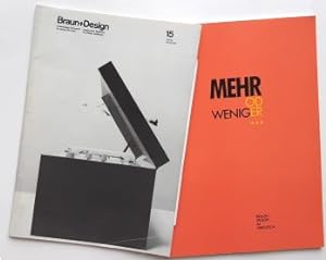Braun+Design - Nr. 15 - (Unabhängige Zeitschrift für Design Sammler) / + Buch: Mehr oder weniger ...