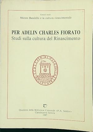 Imagen del vendedor de Per Adelin Charles Fiorato a la venta por Librodifaccia