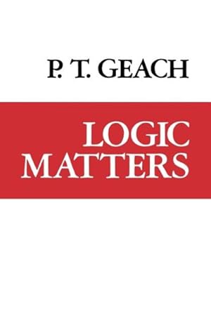 Immagine del venditore per Logic Matters venduto da GreatBookPricesUK