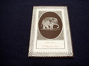 Image du vendeur pour Achille Chave. L'Elphant blanc Chave, Achille mis en vente par Bibliopuces