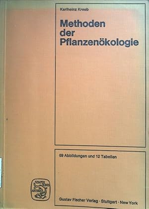 Imagen del vendedor de Methoden der Pflanzenkologie. a la venta por books4less (Versandantiquariat Petra Gros GmbH & Co. KG)