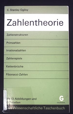 Seller image for Zahlentheorie. Das wissenschaftliche Taschenbuch : Abteilung Naturwissenschaft ; 5 for sale by books4less (Versandantiquariat Petra Gros GmbH & Co. KG)