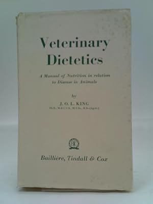 Bild des Verkufers fr Veterinary Dietetics zum Verkauf von World of Rare Books