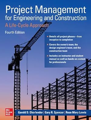 Imagen del vendedor de Project Management for Engineering and Construction : A Life-cycle Approach a la venta por GreatBookPrices