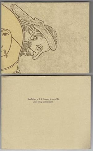 Seller image for Recollections of T.E. Lawrence By One of His Jesus College Contemporaries for sale by OJ-BOOKS    ABA / PBFA