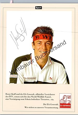 Bild des Verkufers fr Original Autogramm Horst Skoff (1968-2008) /// Autograph signiert signed signee zum Verkauf von Antiquariat im Kaiserviertel | Wimbauer Buchversand