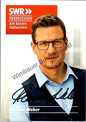 Seller image for Original Autogramm Florian Weber SWF /// Autograph signiert signed signee for sale by Antiquariat im Kaiserviertel | Wimbauer Buchversand