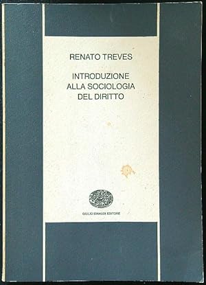 Seller image for Introduzione alla sociologia del diritto for sale by Librodifaccia