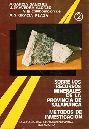 Imagen del vendedor de Sobre los recursos minerales de la Provincia de Salamanca. Mtodos de investigacin a la venta por Librera Cajn Desastre