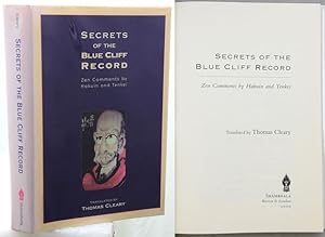 Bild des Verkufers fr SECRETS OF THE BLUE CLIFF RECORD. Zen Comments by . Translated by Thomas Cleary. zum Verkauf von Francis Edwards ABA ILAB