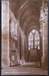 Liverpool Merseyside Postcard Cathedral The Choir Real Photo