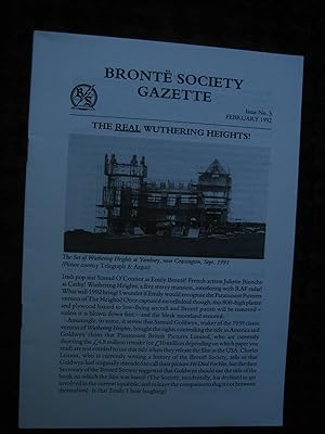 Seller image for Bronte Society Gazette for sale by Tiger books