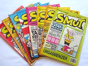 SMUT, The Alternative Comic, Issues 23 to 32 (8 adult comics). "Not for Sale to Children".