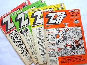 Zit, monthly adult comic, issues 1 to 4, "Not for Sale to Children".