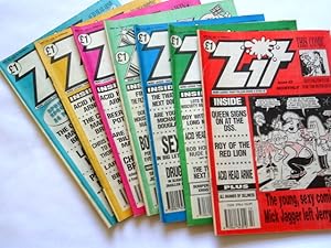 Zit, monthly adult comic, issues 22 to 28, "Not for Sale to Children".